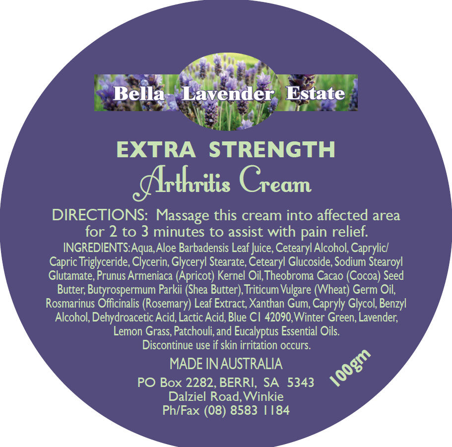 Have you tried our Extra Strength Arthritis Muscle Rub Cream?