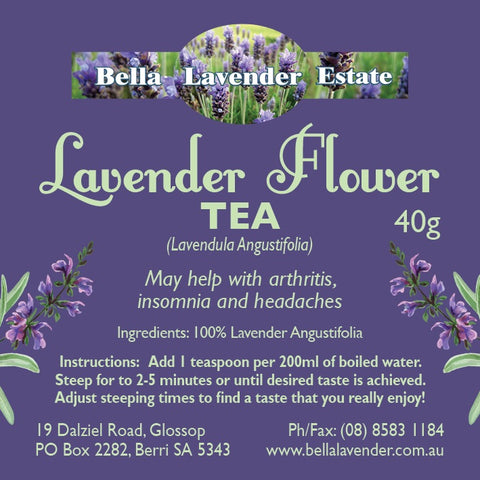 Lavender Flower Tea - Bella Lavender Estate