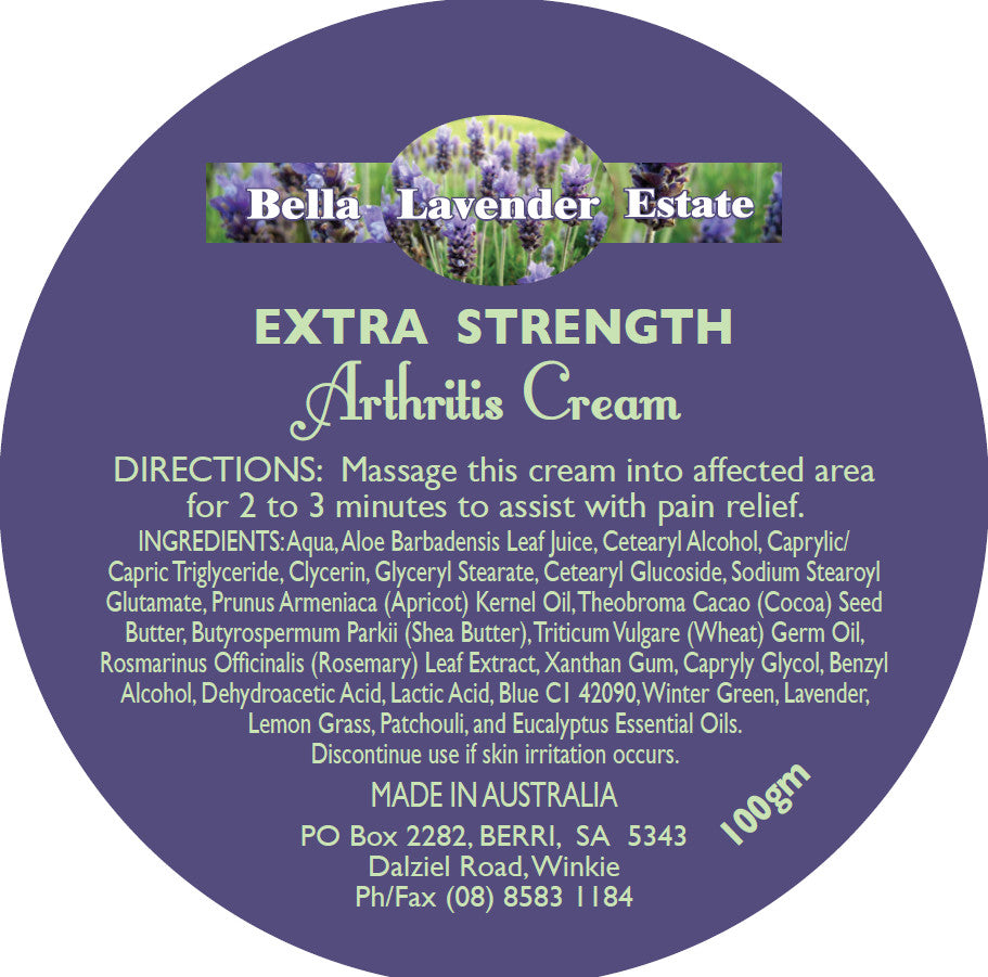 Have you tried our Extra Strength Arthritis Muscle Rub Cream?